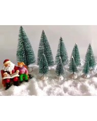 CHOINKA CHOINKI DEKORACYJNE SZTUCZNE DRZEWKO 7SZT