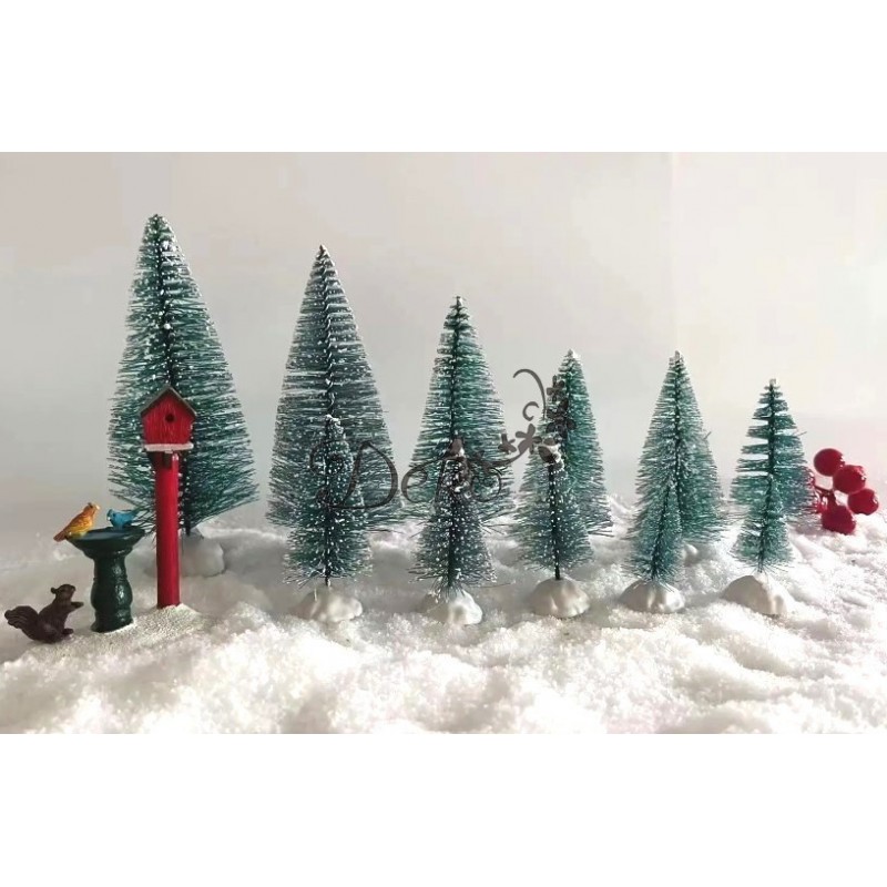 CHOINKA CHOINKI DEKORACYJNE SZTUCZNE DRZEWKO 7SZT