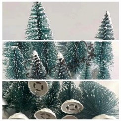 CHOINKA CHOINKI DEKORACYJNE SZTUCZNE DRZEWKO 7SZT