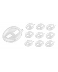 JAJKO AKRYLOWE PRZEŹROCZYSTE 10 cm PLASTIKOWE