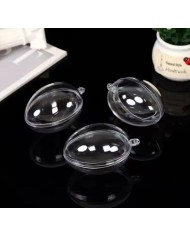 JAJKO AKRYLOWE PRZEŹROCZYSTE JAJKA AKRYLOWE 6CM 10SZT.