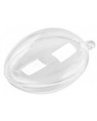 JAJKO AKRYLOWE PRZEŹROCZYSTE JAJKA AKRYLOWE 6CM 10SZT.