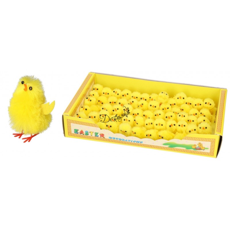 KURCZAKI WIELKANOCNE 60SZT 3 CM KURCZAKI DO STROIKA