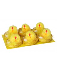 KURCZAKI WIELKANOCNE 60SZT 3 CM KURCZAKI DO STROIKA