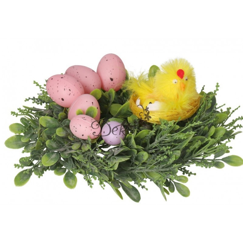 KURCZAKI WIELKANOCNE 6 SZT 8CM KURCZAKI W GNIAZDKU