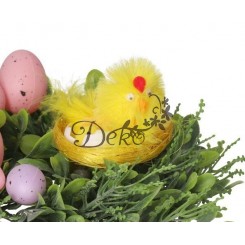 KURCZAKI WIELKANOCNE 6 SZT 8CM KURCZAKI W GNIAZDKU
