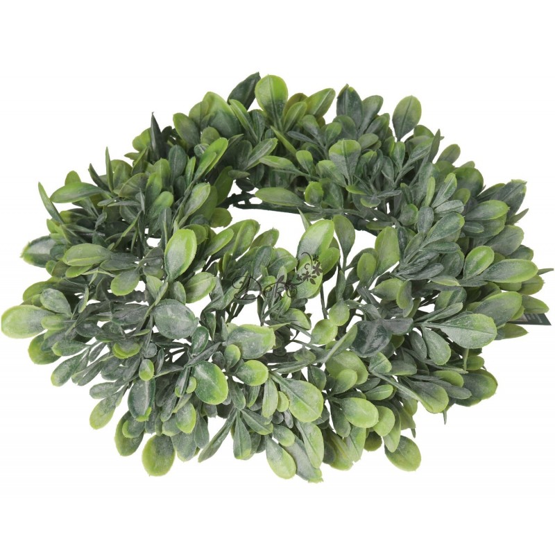 WIANEK DEKORACYJNY BUKSZPANOWY 25CM STROIK WIANKI