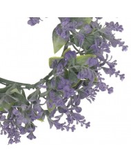 WIANEK DEKORACYJNY LAWENDOWY 22CM STROIK WIANKI