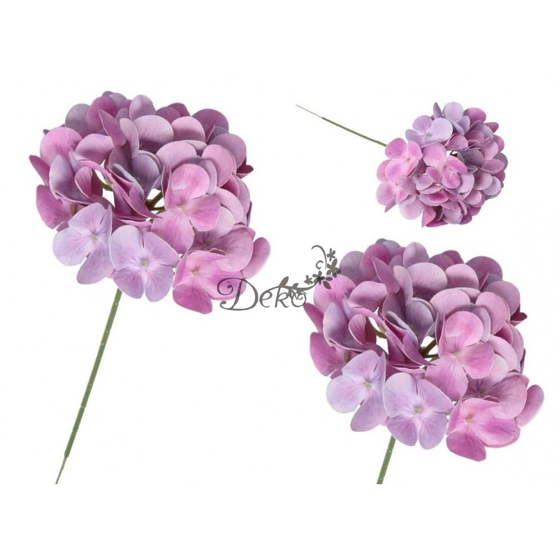 SZTUCZNE KWIATY ROŚLINY HORTENSJA POJEDYNCZA PREMIUM JAK ŻYWA 40CM