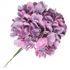 SZTUCZNE KWIATY ROŚLINY HORTENSJA POJEDYNCZA PREMIUM JAK ŻYWA 40CM