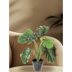 MONSTERA W DONICZCE SZTUCZNE KWIATY JAK ŻYWA