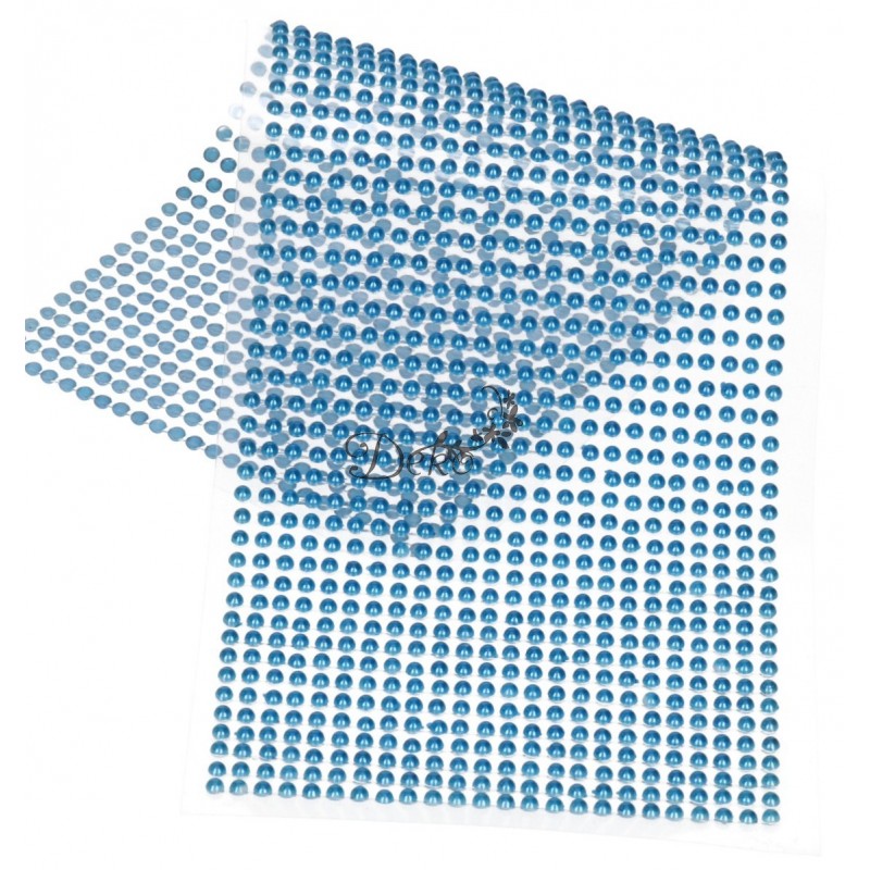 PERŁY PEREŁKI SAMOPRZYLEPNE KRYSZTAŁKI 3mm 1440szt