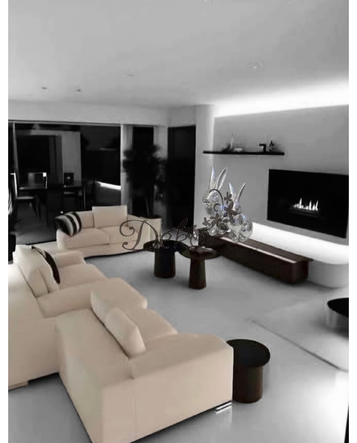 ZAJĄC ZAJĄCZEK CERAMICZNY WIELKANOCNY GIGANT FIGURKA