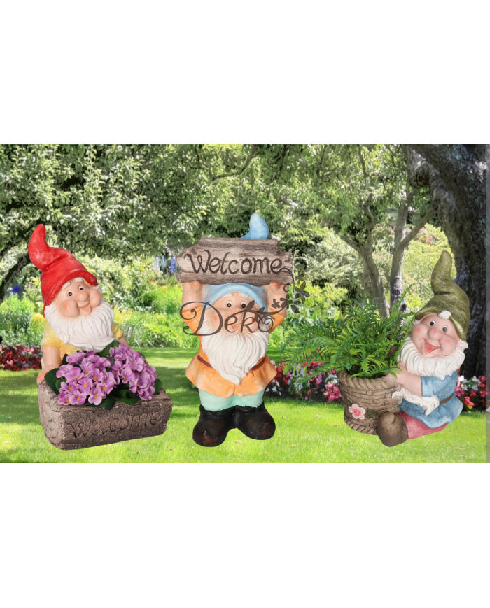 FIGURKA OGRODOWA SKRZAT KRASNAL CERAMICZNY DUŻY