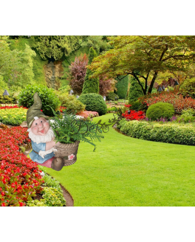 FIGURKA OGRODOWA SKRZAT KRASNAL CERAMICZNY DUŻY