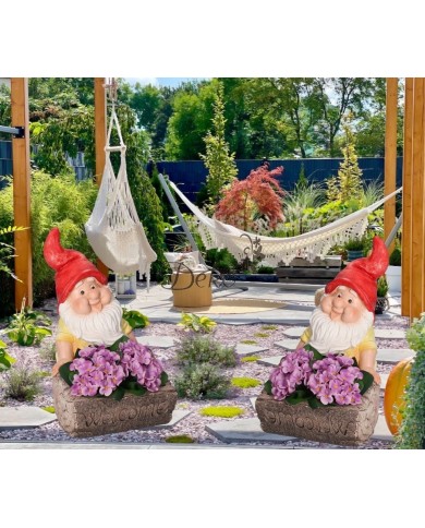 FIGURKA OGRODOWA SKRZAT KRASNAL CERAMICZNY DUŻY