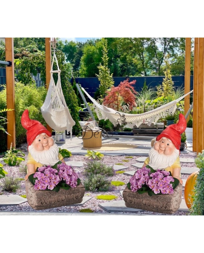 FIGURKA OGRODOWA SKRZAT KRASNAL CERAMICZNY DUŻY