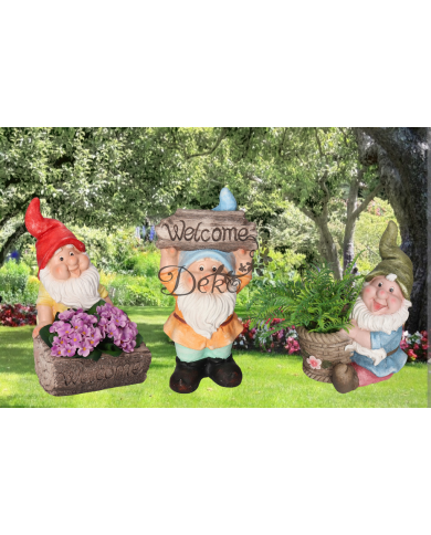 FIGURKA OGRODOWA SKRZAT KRASNAL CERAMICZNY DUŻY