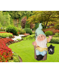 FIGURKA OGRODOWA SKRZAT KRASNAL CERAMICZNY DUŻY