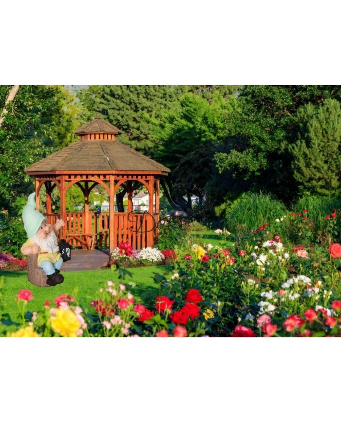 FIGURKA OGRODOWA SKRZAT KRASNAL CERAMICZNY DUŻY