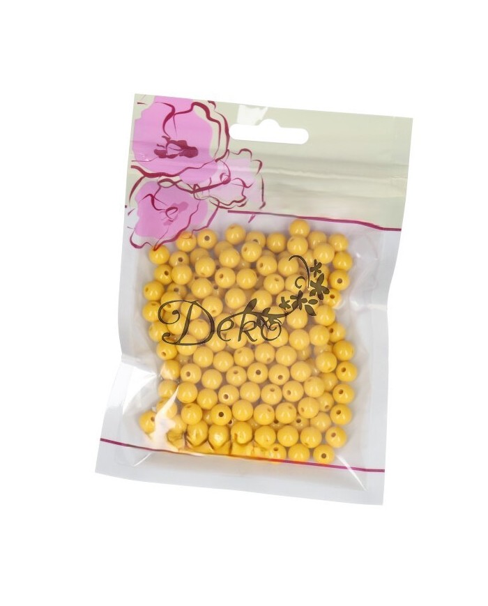 KORALIKI KORALE PEREŁKI Z DZIURKĄ 8 MM 190 SZT