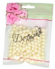 KORALIKI KORALE PEREŁKI Z DZIURKĄ 8 MM 190 SZT