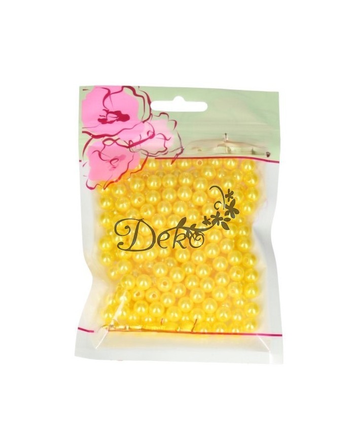 KORALIKI KORALE PEREŁKI Z DZIURKĄ 8 MM 190 SZT