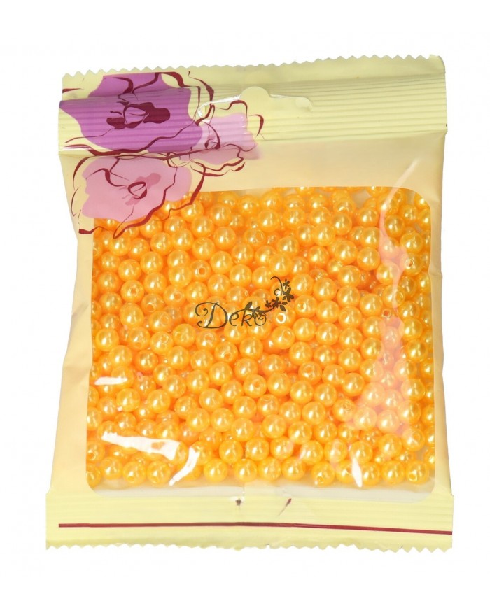 KORALIKI KORALE PEREŁKI Z DZIURKĄ 6 MM 400SZT