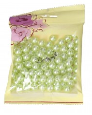 KORALIKI KORALE PEREŁKI Z DZIURKĄ 6 MM 400SZT