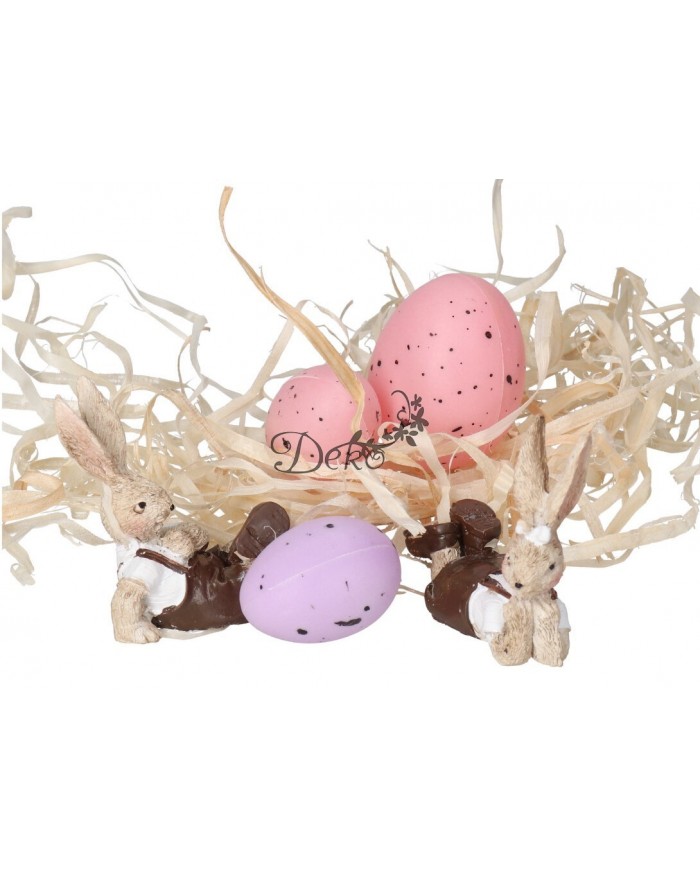 ZAJĄC ZAJĄCZEK FIGURKA DO STROIKA BOMBEK 1SZT OZDOBA