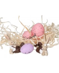 ZAJĄC ZAJĄCZEK FIGURKA DO STROIKA BOMBEK 1SZT OZDOBA