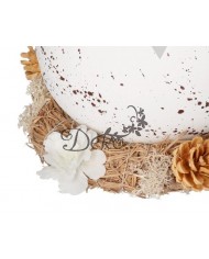 JAJKO NAKRAPIANE SKORUPKA OZDOBA WIELKANOCNA DUŻA