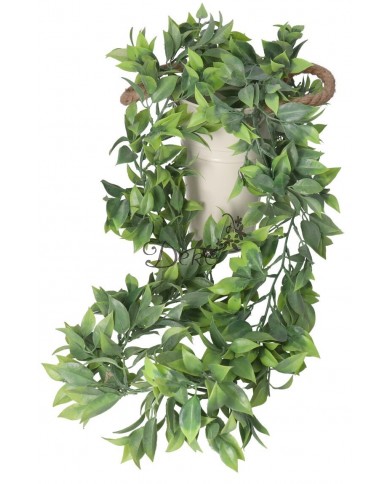 GIRLANDA ZIELONA STROIK 160CM SZTUCZNE KWIATY