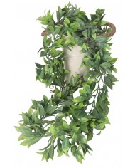 GIRLANDA ZIELONA STROIK 160CM SZTUCZNE KWIATY