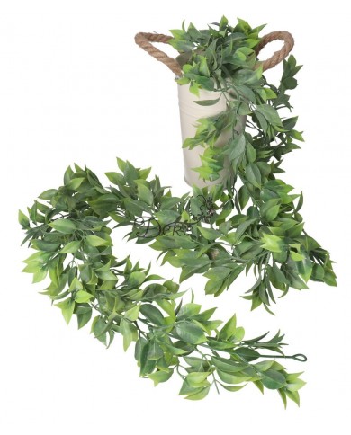 GIRLANDA ZIELONA STROIK 160CM SZTUCZNE KWIATY