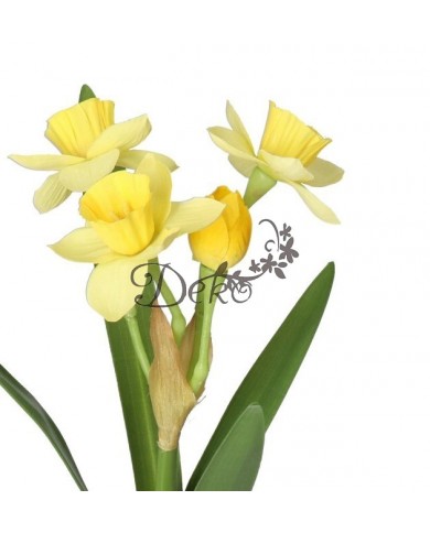 ŻONKIL ŻONKILE SZTUCZNE KWIATY W DONICZCE