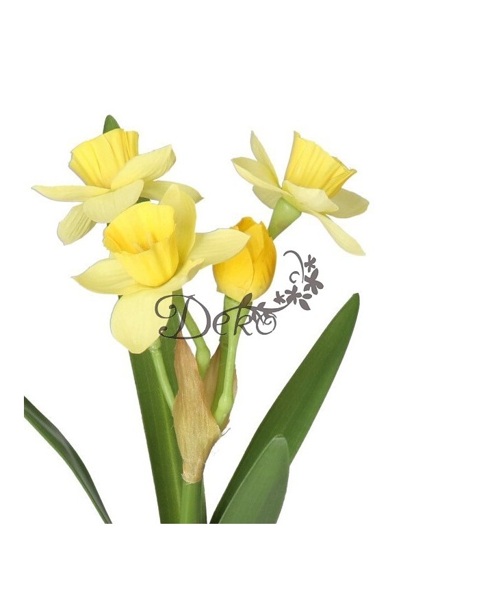 ŻONKIL ŻONKILE SZTUCZNE KWIATY W DONICZCE