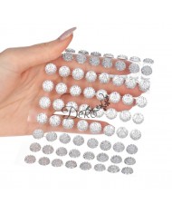 GWIAZDKI NA PRZYLEPCU PIANKOWE 50SZT 2CM DŻETY