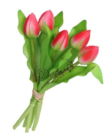 TULIPANY BUKIET TULIPANÓW GUMOWE GUMOWANE JAK ŻYWE