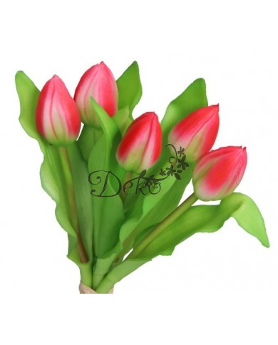 TULIPANY BUKIET TULIPANÓW GUMOWE GUMOWANE JAK ŻYWE