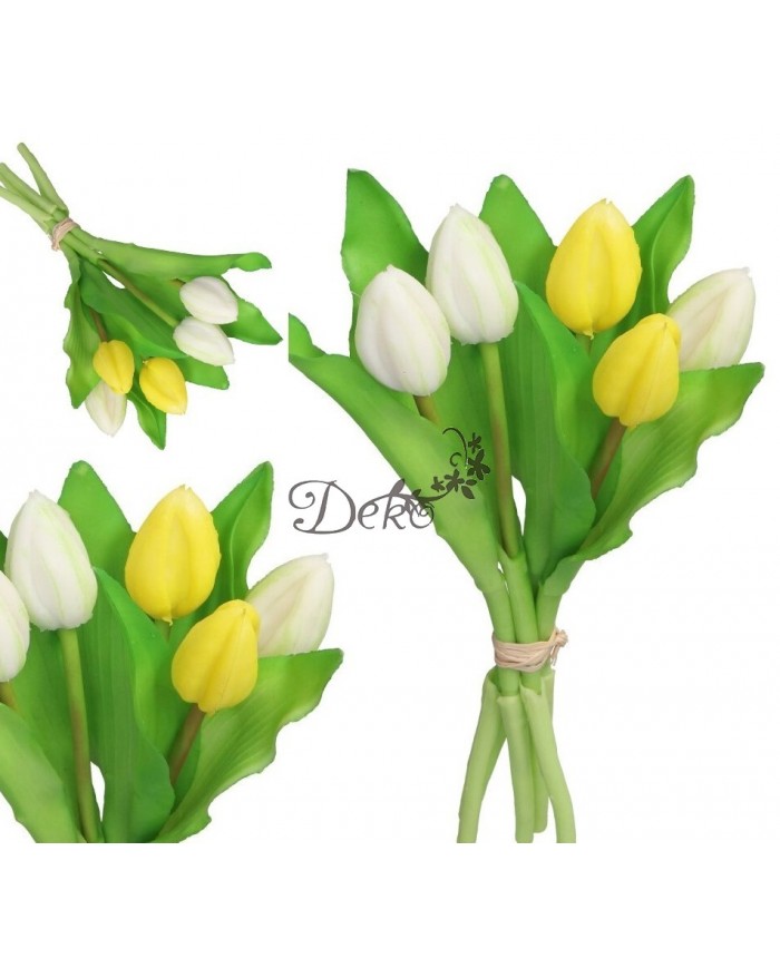 TULIPANY BUKIET TULIPANÓW GUMOWE GUMOWANE JAK ŻYWE