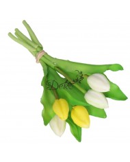 TULIPANY BUKIET TULIPANÓW GUMOWE GUMOWANE JAK ŻYWE