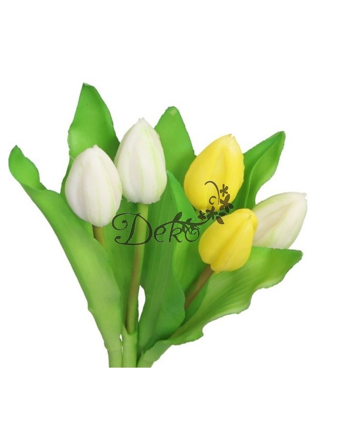 TULIPANY BUKIET TULIPANÓW GUMOWE GUMOWANE JAK ŻYWE