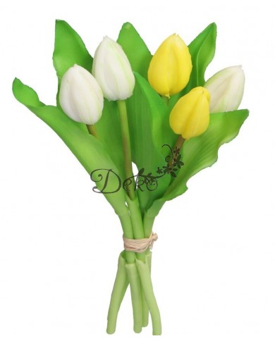 TULIPANY BUKIET TULIPANÓW GUMOWE GUMOWANE JAK ŻYWE