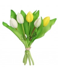 TULIPANY BUKIET TULIPANÓW GUMOWE GUMOWANE JAK ŻYWE