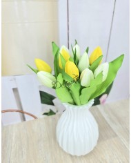 TULIPANY BUKIET TULIPANÓW GUMOWE GUMOWANE JAK ŻYWE