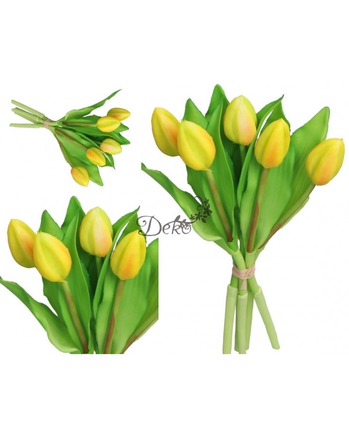 TULIPANY BUKIET TULIPANÓW GUMOWE GUMOWANE JAK ŻYWE
