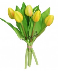 TULIPANY BUKIET TULIPANÓW GUMOWE GUMOWANE JAK ŻYWE