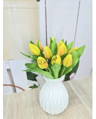 TULIPANY BUKIET TULIPANÓW GUMOWE GUMOWANE JAK ŻYWE