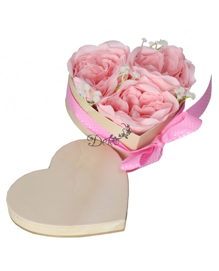 FLOWER BOX PUDEŁKO NA KWIATY SERCE DEKORACJE